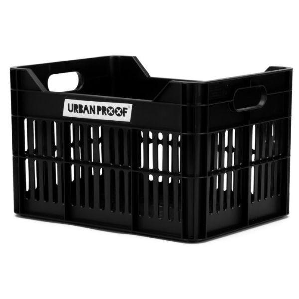 Gerecyclede fietskrat Urban Proof Junior 15 liter - zwart