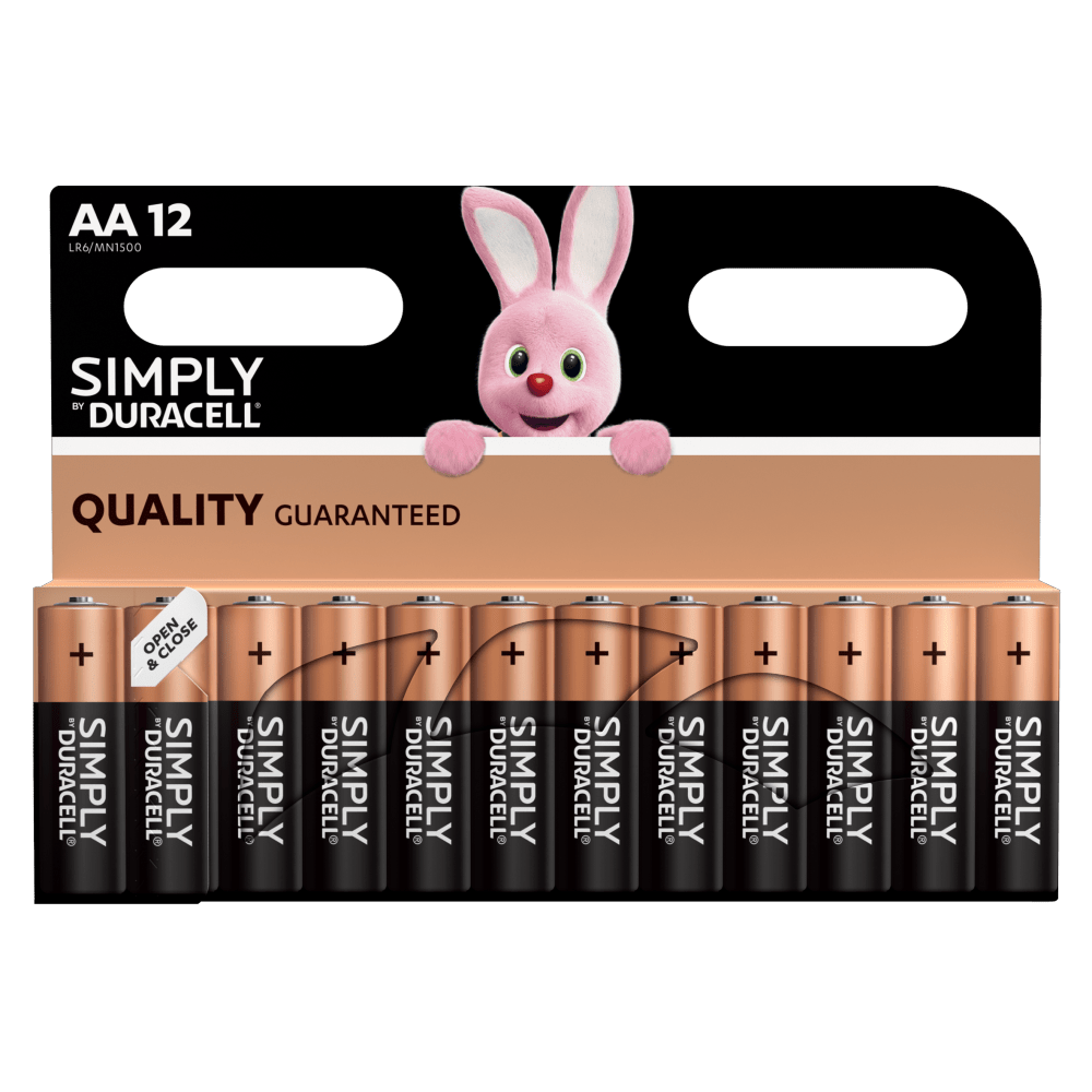Duracell 12 batteries AA
