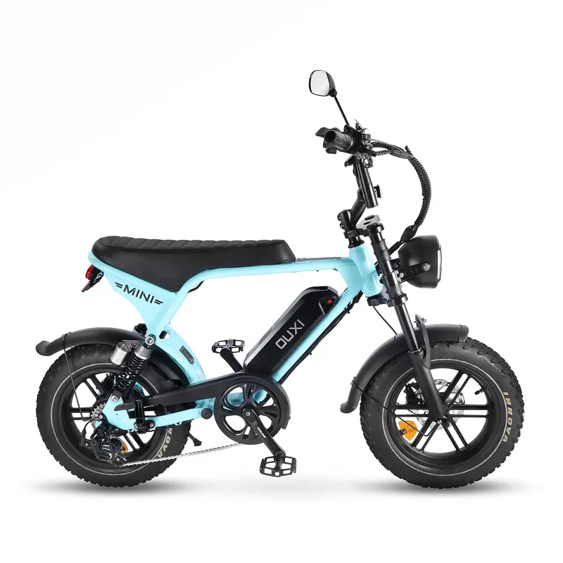 V8 Ultra Mini Fatbike – Lichtblauw