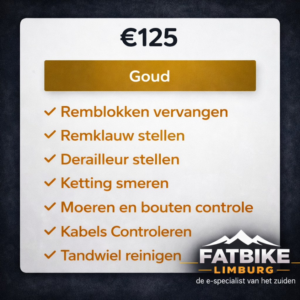 Goud Onderhoudspakket – Premium Technische Service