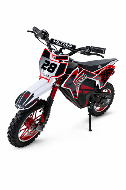 Elektrische Crosser 1000W - 36V Kinder Crossmotor Rood