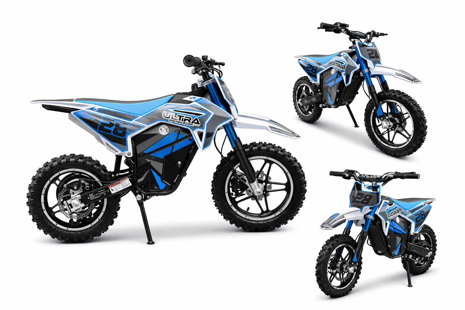 Elektrische Crosser 1000W - 36V Kinder Crossmotor