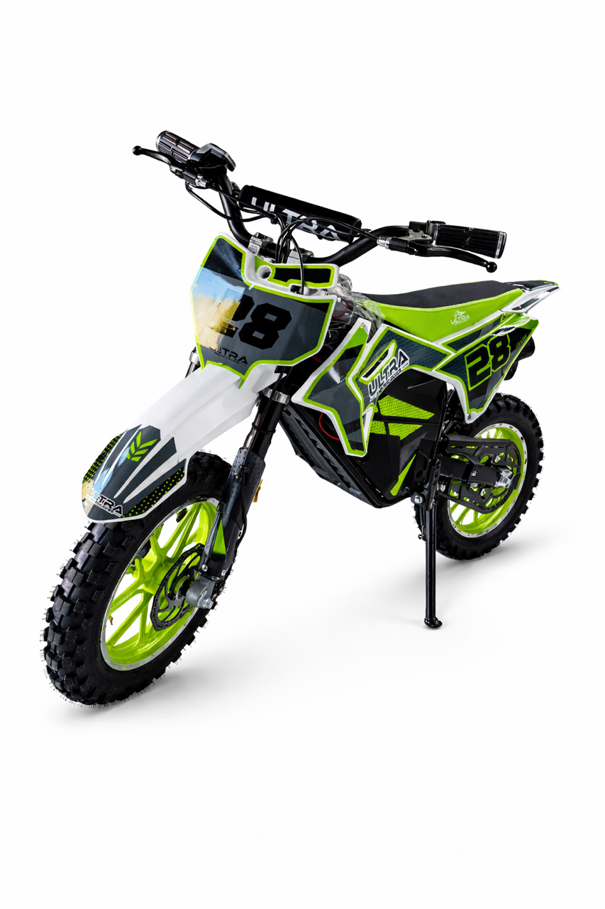 Elektrische Crosser 1000W - 36V Kinder Crossmotor Groen