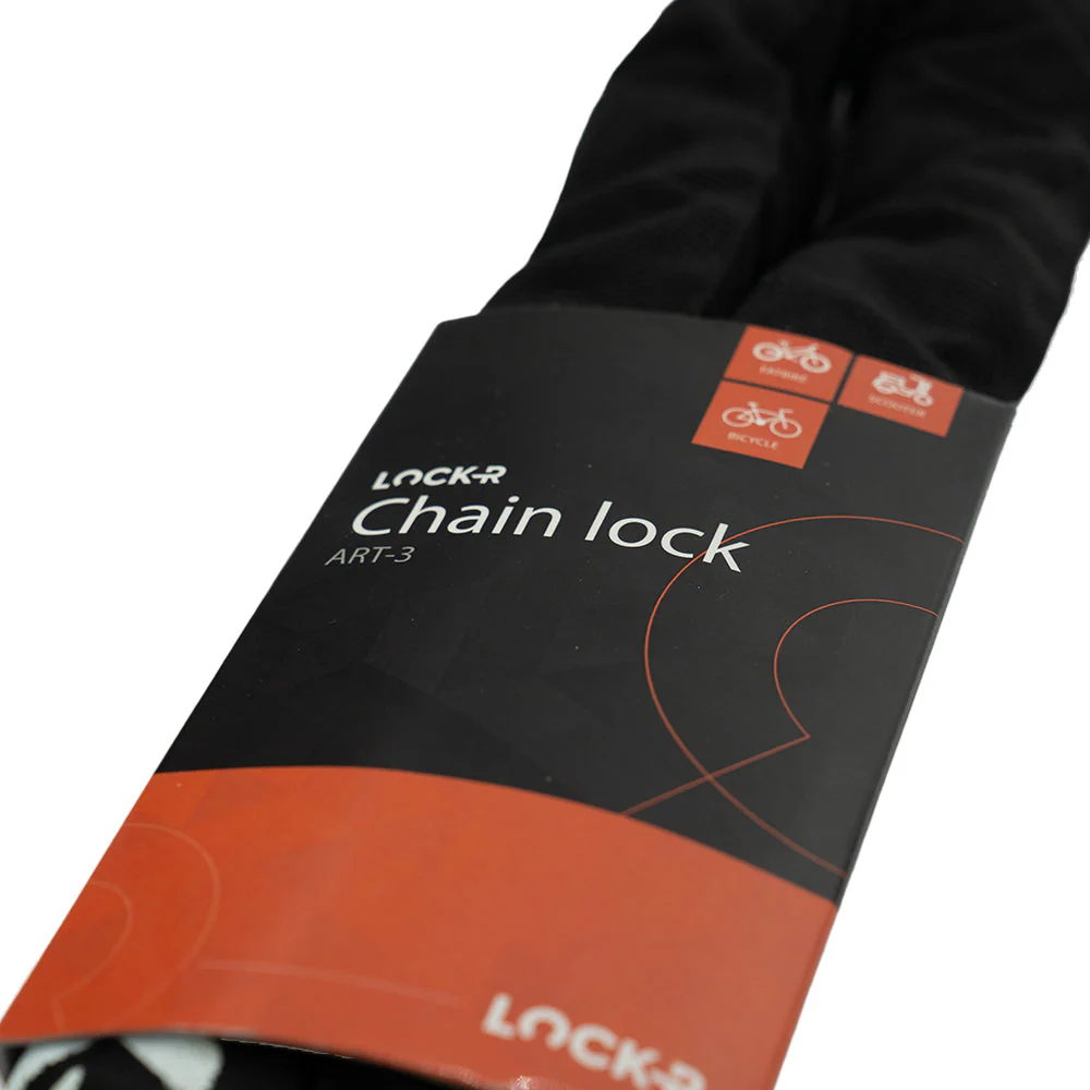 LOCK-R Kettingslot ART 3 – Verzekeringsslot voor Fatbike & Scooter