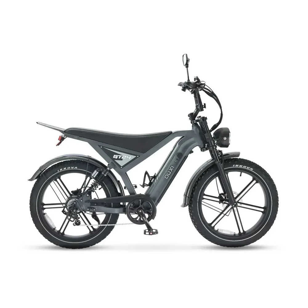 OUXI GT-24 Grijs – 24 Inch Fatbike voor Lange Personen