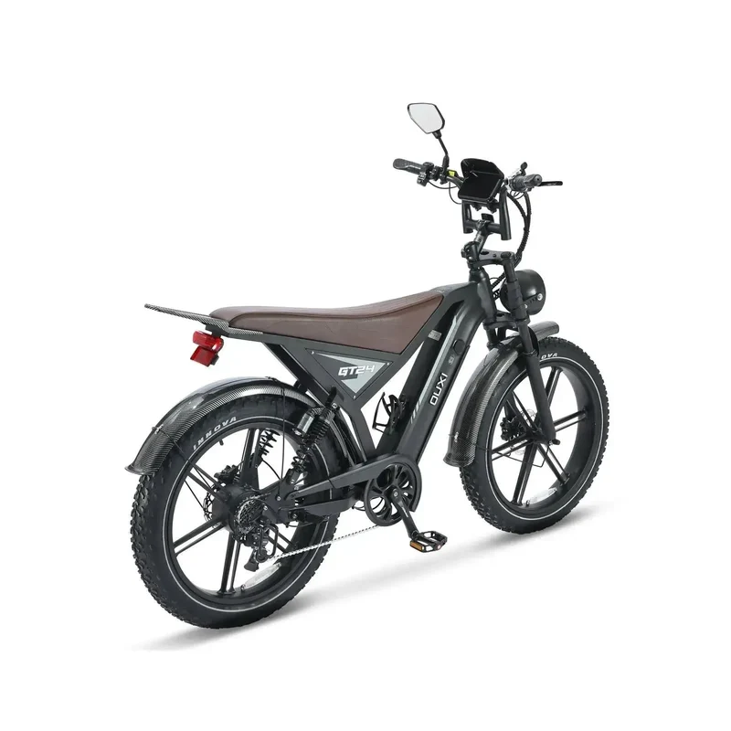 OUXI GT-24 Zwart – 24 Inch Fatbike voor Lange Personen