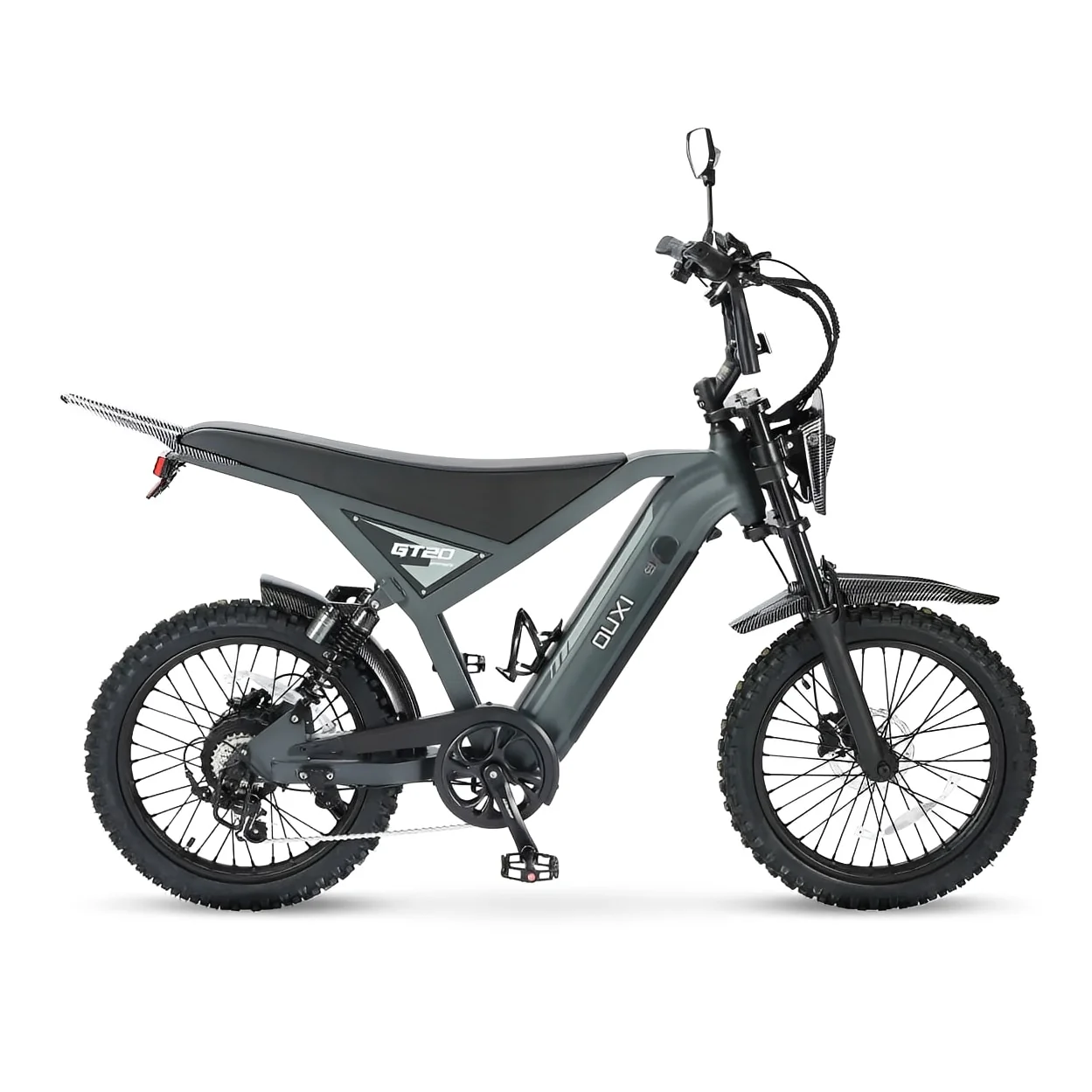 Donkergrijs OUXI GT20 Pro Skinny Bike