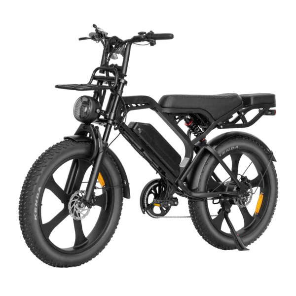 V20 Pro Max Fatbike 2027 – 24 Inch – Extra Hoog – Vering – Comfort voor Lange Mensen Zwart